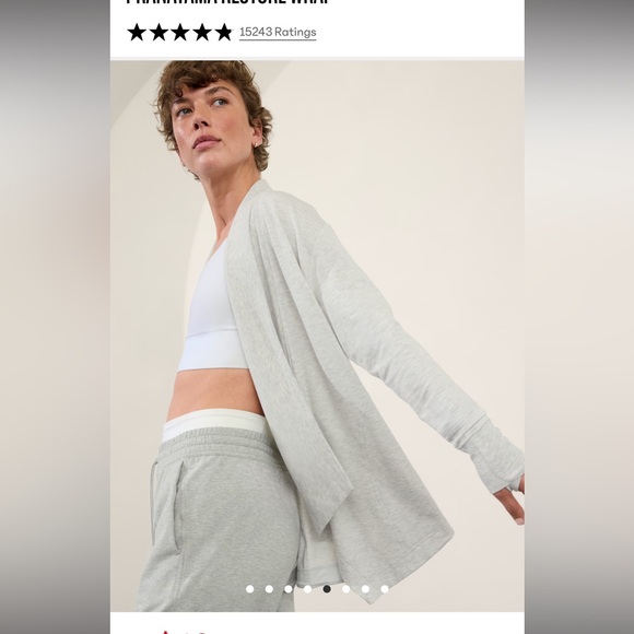 PRANAYAMA RESTORE WRAP and MOMENTUM SEAMLESS TANK set - Picture 5 of 11